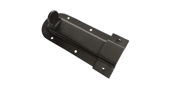 ZASUWKA DO DRZWI CZARNA ZAMKNIĘCIE DO FURTKI 100x46 WZD100