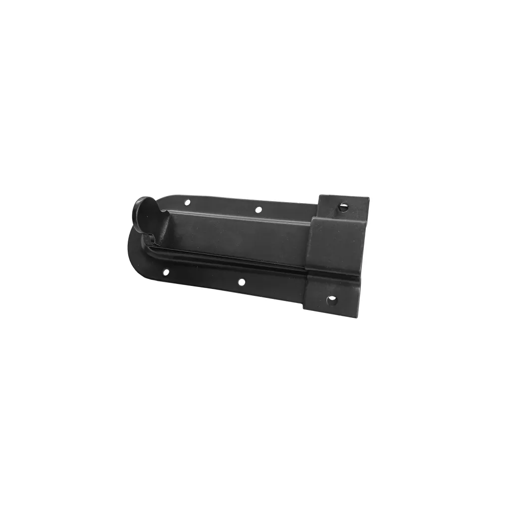 ZASUWKA DO DRZWI CZARNA ZAMKNIĘCIE DO FURTKI 100x46 WZD100