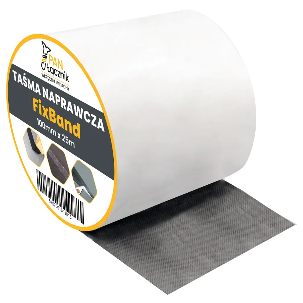 TAŚMA DO MEMBRANY DACHOWEJ FOLII 100mm x 25mb DO KLEJENIA ŁĄCZENIA NAPRAWY