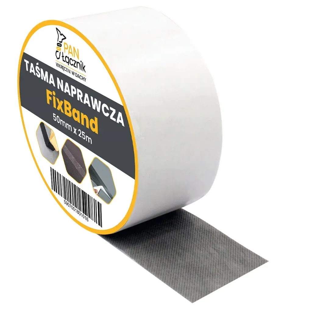TAŚMA DO MEMBRANY DACHOWEJ FOLII 50mm x 25mb DO KLEJENIA ŁĄCZENIA NAPRAWY