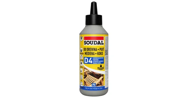 SUPERWODOODPORNY KLEJ DO DREWNA 66A SOUDAL 250 g