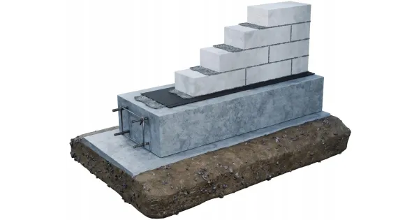 Folia Fundamentowa Eurovent Mauer HDPE Izolacja Pozioma 1mm 0,3m x 30m
