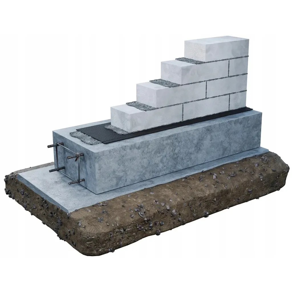 Folia Fundamentowa Eurovent Mauer HDPE Izolacja Pozioma 1mm 0,3m x 30m