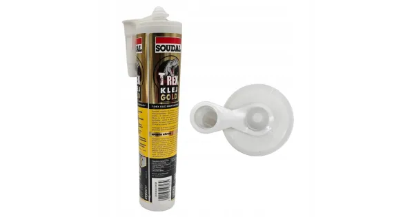 Klej Montażowy Błyskawiczny Biały Soudal T-rex Gold Turbo Szybki 290ml