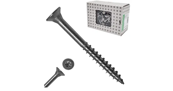 WKRĘTY STOŻKOWE DO ŁUPKA 4,5x40 DO DREWNA NIERDZEWNE TORX 200szt PAN ŁĄCZNIK