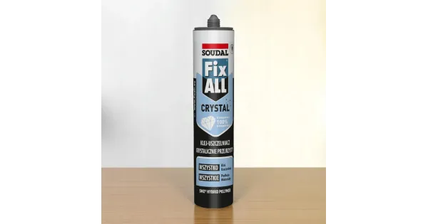 Soudal Fix All Crystal Bezbarwny Klej Uszczelniacz Uniwersalny 290ml