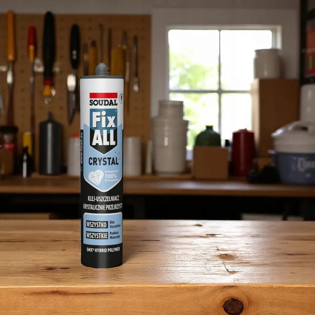 Soudal Fix All Crystal Bezbarwny Klej Uszczelniacz Uniwersalny 290ml