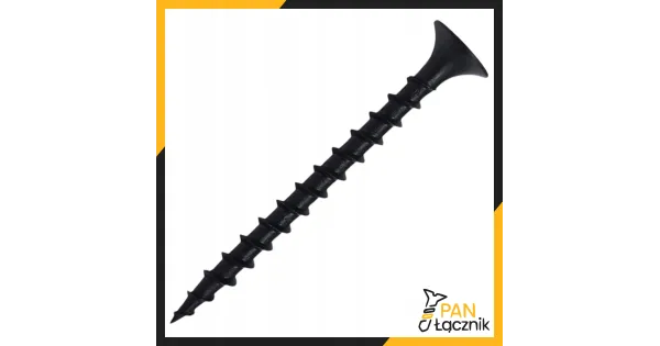 Wkręty Do Drewna Płyt GK 3,5x55mm Czarne Ph2 Fosfatowane 10kg Pan Łącznik