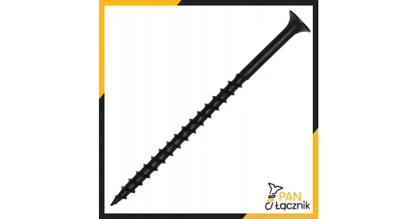 Wkręty Do Drewna Płyt GK 4,2x70mm Czarne Ph2 Fosfatowane 10kg Pan Łącznik