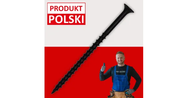Wkręty Do Drewna Płyt GK 4,2x70mm Czarne Ph2 Fosfatowane 10kg Pan Łącznik