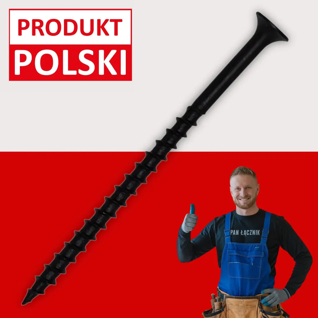 Wkręty Do Drewna Płyt GK 4,2x70mm Czarne Ph2 Fosfatowane 10kg Pan Łącznik