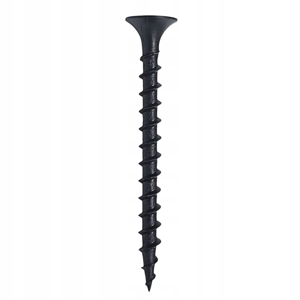 Wkręty Do Drewna Płyt GK 4,2x90mm Czarne Ph2 Fosfatowane 1kg Pan Łącznik