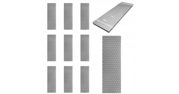 Łącznik Płaski Ciesielski Montażowy Ocynkowany ŁP52 200x600x2 Łącznik 10szt