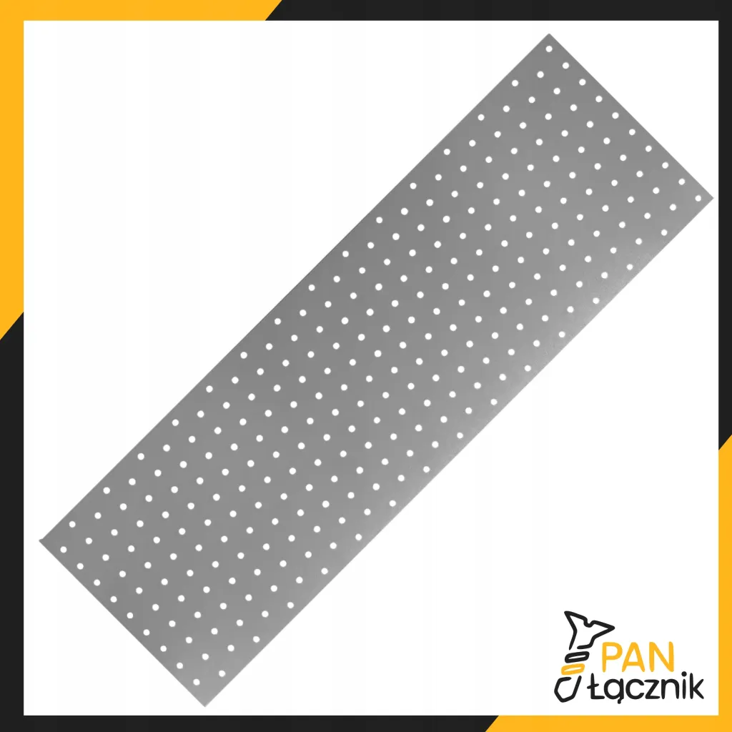 Łącznik Płaski Ciesielski Montażowy Ocynkowany ŁP52 200x600x2 Łącznik 10szt