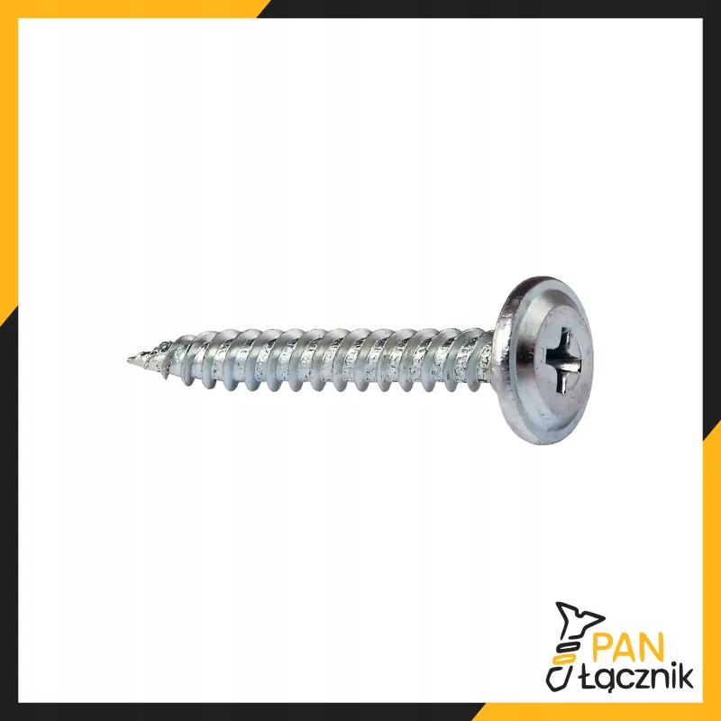 Wkręty Do Drewna Podkładowe Talerzykowe 4,2x25mm Ph2 Ocynk 1000szt