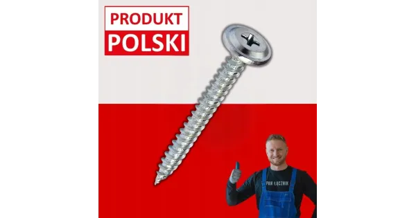 Wkręty Do Drewna Podkładowe Talerzykowe 4,2x50mm Ph2 Ocynk 250szt