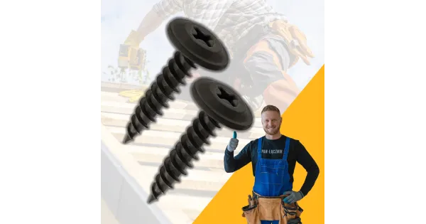 Wkręty Do Drewna Podkładowe Talerzykowe 4,2x13mm Ph2 Fosfat 1000szt
