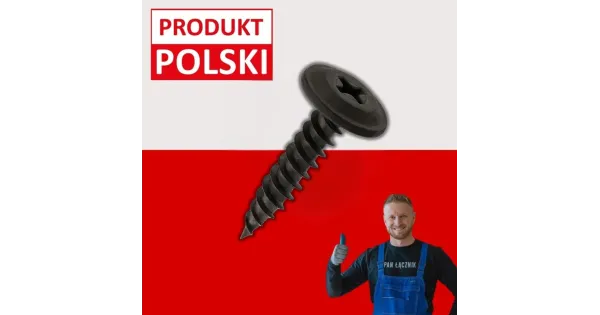 Wkręty Do Drewna Podkładowe Talerzykowe 4,2x13mm Ph2 Fosfat 1000szt