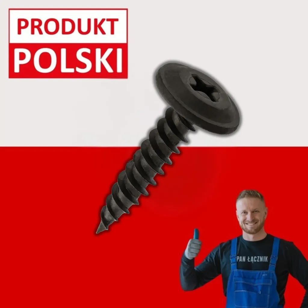 Wkręty Do Drewna Podkładowe Talerzykowe 4,2x19mm Ph2 Fosfat 1000szt