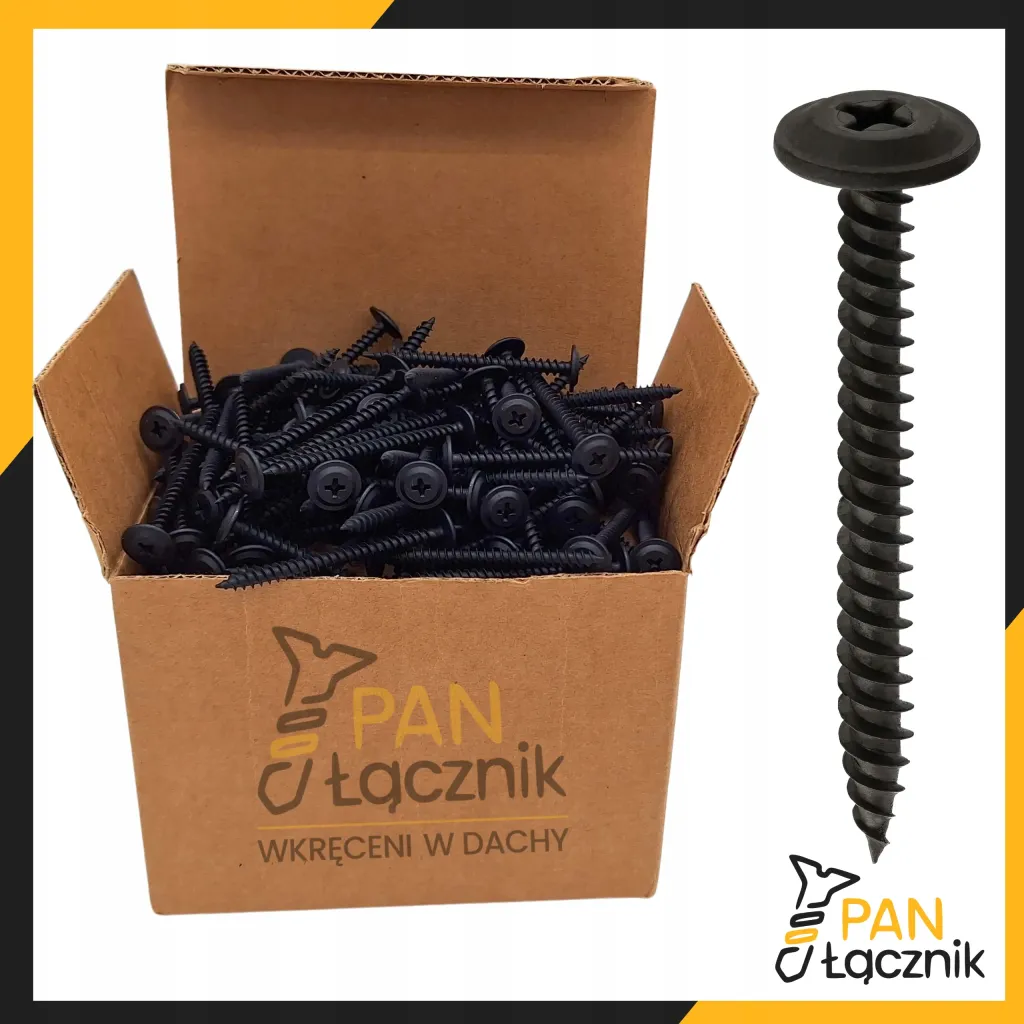 Wkręty Do Drewna Podkładowe Talerzykowe 4,2x65mm Ph2 Fosfat 250szt