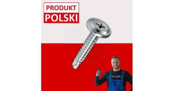 Wkręty Do Metalu Podkładkowe Samowiercące 4,2x16mm Ph2 Ocynk 1000szt Pan Łącznik