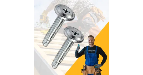 Wkręty Do Metalu Podkładkowe Samowiercące 4,2x19mm Ph2 Ocynk 1000szt Pan Łącznik