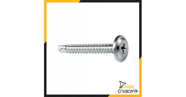 Wkręty Do Metalu Podkładkowe Samowiercące 4,2x40mm Ph2 Ocynk 500szt Pan Łącznik