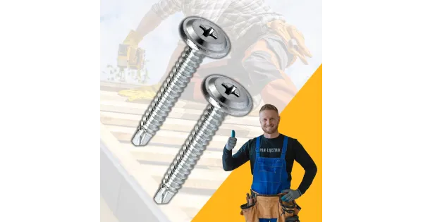 Wkręty Do Metalu Podkładkowe Samowiercące 4,2x40mm Ph2 Ocynk 500szt Pan Łącznik