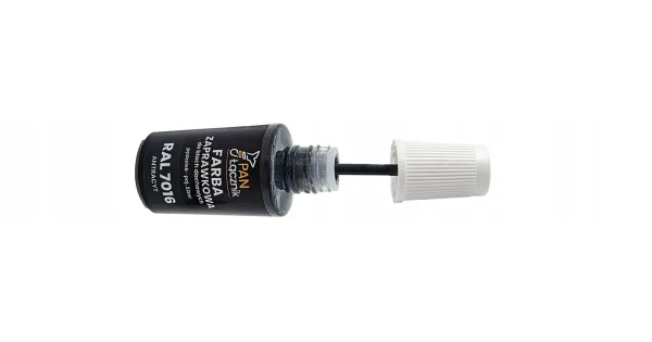 FARBA ZAPRAWKOWA ANTRACYT DO BLACH DACHOWYCH 22ml RAL7016 PAN ŁĄCZNIK