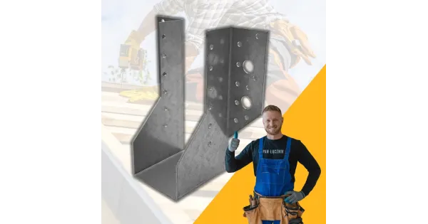 Wieszak Belki Wspornik Łącznik Ciesielski Ocynkowany 64x158x75 WB16 1szt