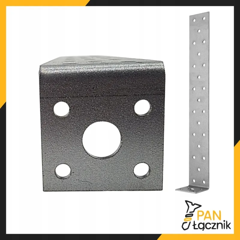 Kątownik Kotwowy Ciesielski Stalowy Montażowy KK2 40x300x40x2,0 Łącznik x10