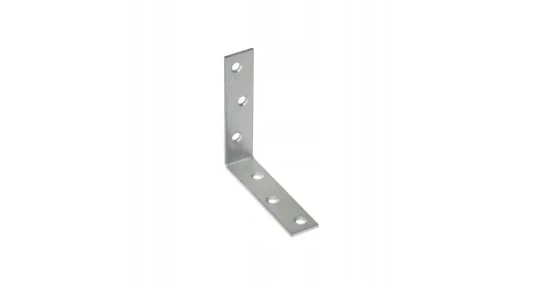 KĄTOWNIK ŁĄCZNIK STALOWY MONTAŻOWY DO DREWNA 80x80x19x2mm KW80 OCYNK 1szt