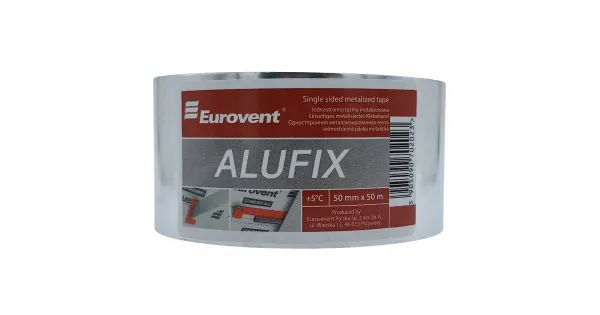 Taśma Aluminiowa Naprawcza Do Klejenia Łączenia Folii Paroizolacyjnej 50mm