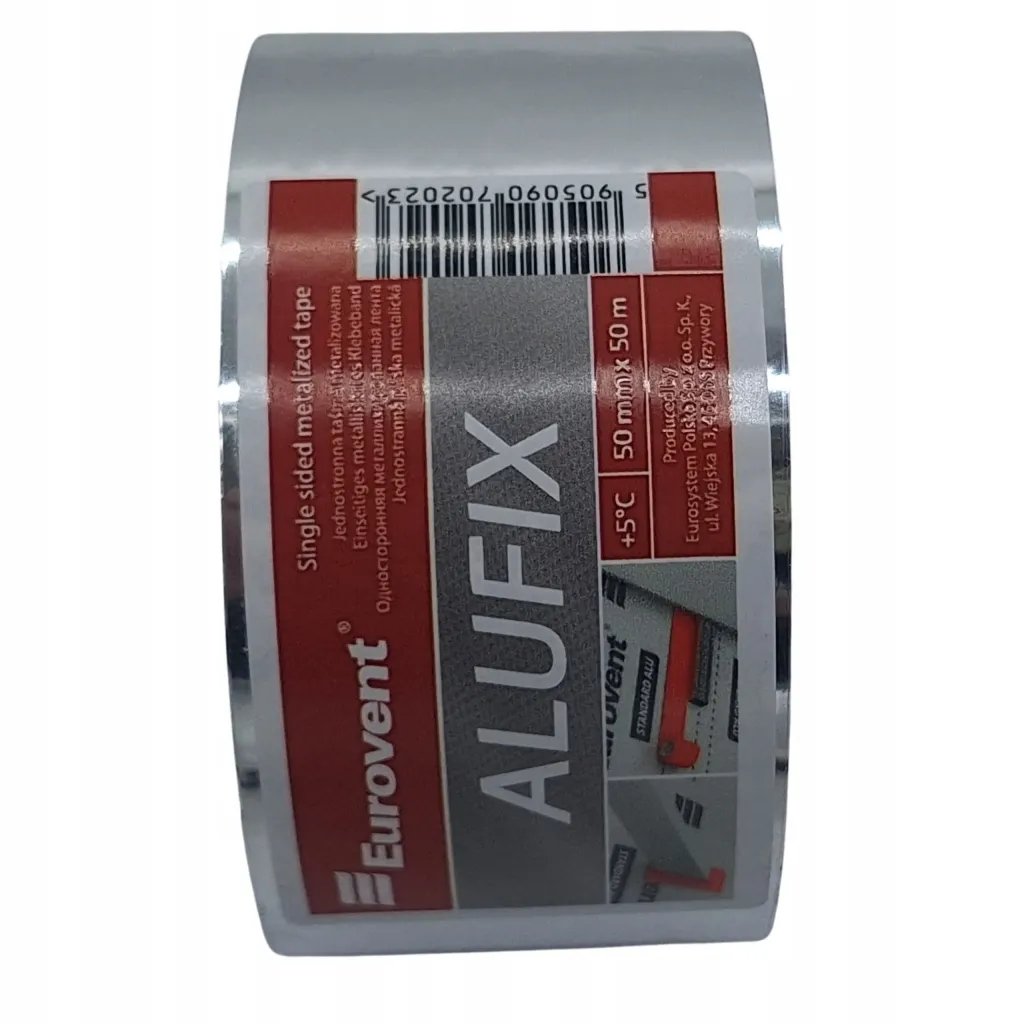 Taśma Aluminiowa Naprawcza Do Klejenia Łączenia Folii Paroizolacyjnej 50mm