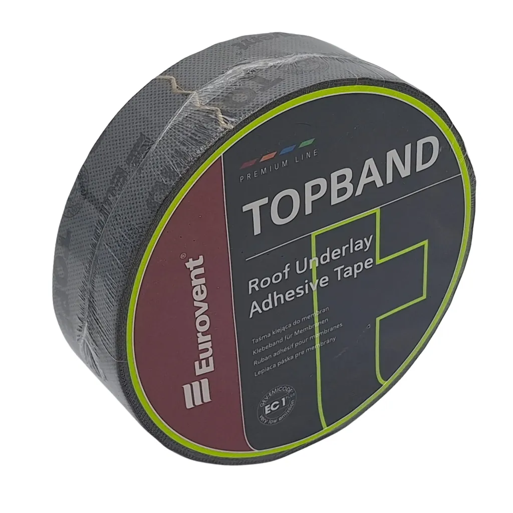 Taśma Do Membrany Folii Dachowej Eurovent Klejenia i Reperacji TOPBAND 50mm