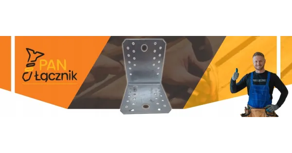 Kątownik Łącznik Ciesielski KL10 Montażowy 105x105x90x2,5 Stal Ocynk 1szt
