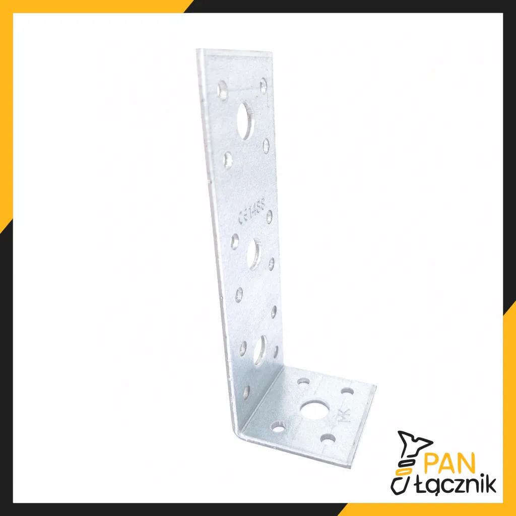 Kątownik Łącznik Ciesielski KL6 Montażowy 120x40x40x2,5 Stalowy Ocynk 10szt