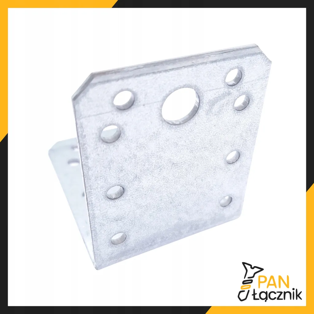 Kątownik Łącznik Ciesielski KL8 Montażowy 70x70x55x2,5 Stalowy Ocynk 10szt