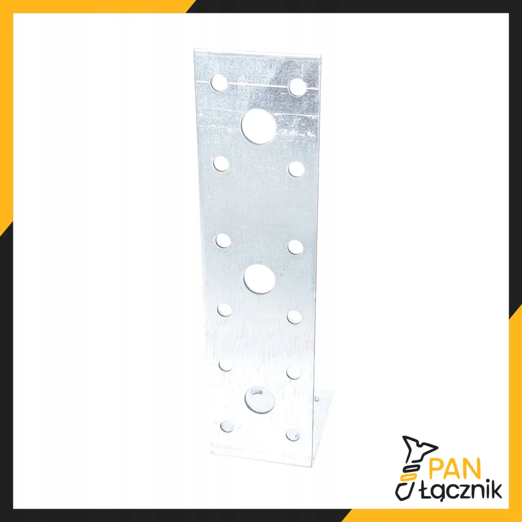Kątownik Łącznik Ciesielski KL7 Montażowy 150x40x50x2,5 Stalowy Ocynk 10szt
