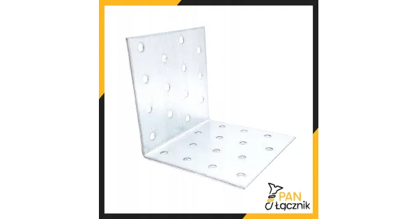 Kątownik Łącznik Ciesielski KM13 Montażowy 80x80x80x2 Stalowy Ocynk 10szt