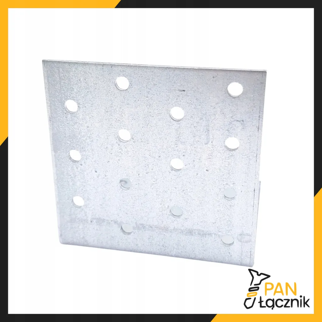 Kątownik Łącznik Ciesielski KM13 Montażowy 80x80x80x2 Stalowy Ocynk 10szt