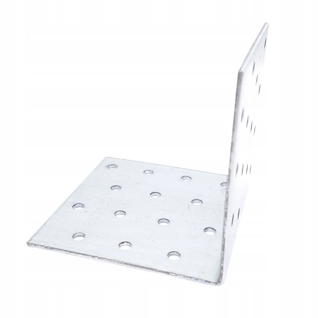 Kątownik Łącznik Ciesielski KM13 Montażowy 80x80x80x2 Stalowy Ocynk 10szt