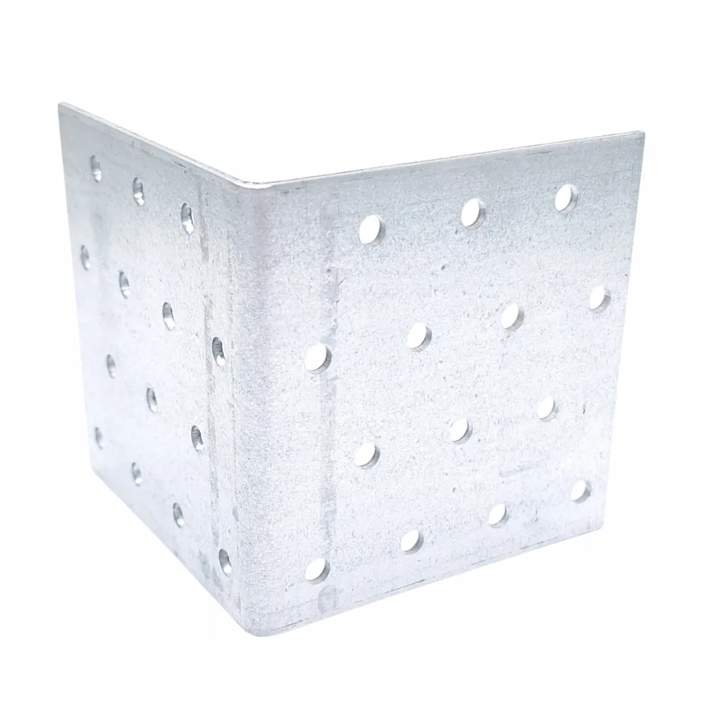 Kątownik Łącznik Ciesielski KM13 Montażowy 80x80x80x2 Stalowy Ocynk 10szt