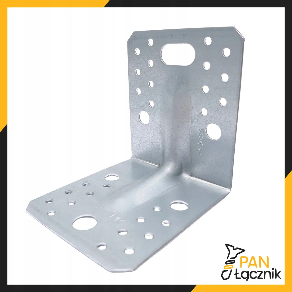 Kątownik Montażowy KPL02 Łącznik Ciesielski 105x105x90x2,0 Stal Ocynk 1szt