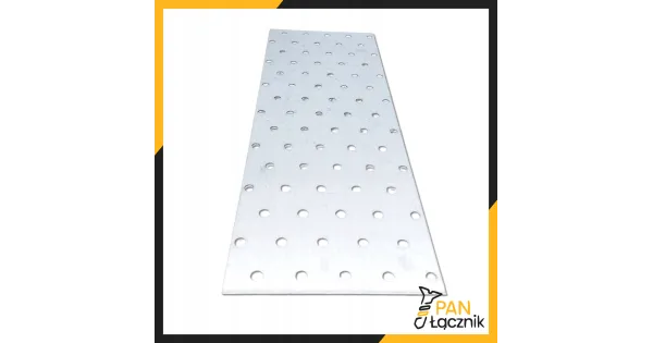 Płytka Perforowana Łącznik Ciesielki PP26 Płaskownik 300x100x2,0 Ocynk 1szt