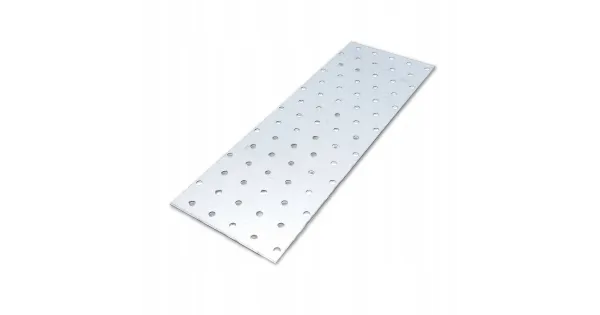 Płytka Perforowana Łącznik Ciesielki PP26 Płaskownik 300x100x2,0 Ocynk 1szt