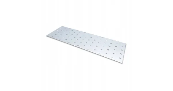 Płytka Perforowana Łącznik Ciesielki PP26 Płaskownik 300x100x2,0 Ocynk 1szt