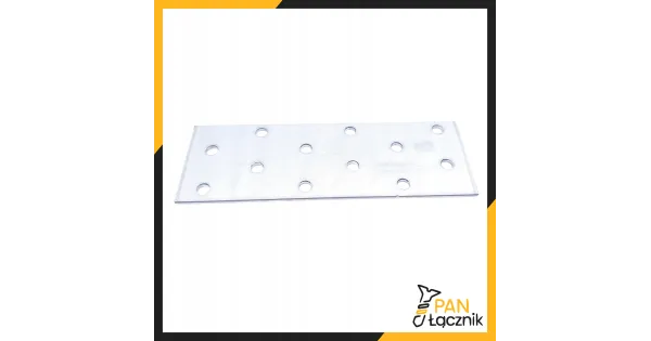 Płytka Perforowana Łącznik Ciesielki PP3 Płaskownik 120x40x2,0 Ocynk 10szt