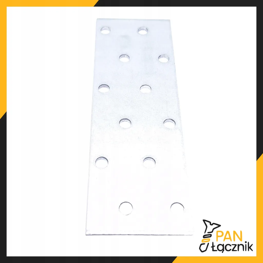Płytka Perforowana Łącznik Ciesielki PP3 Płaskownik 120x40x2,0 Ocynk 10szt