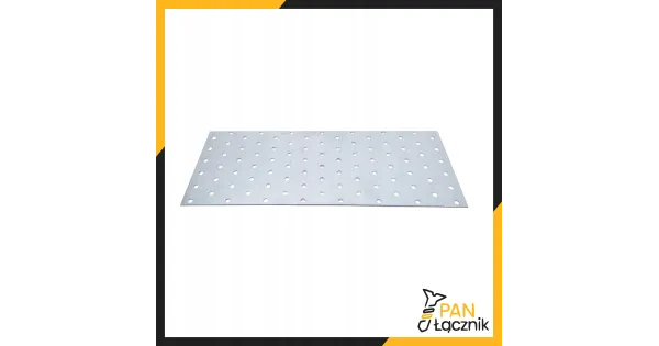 Płytka Perforowana Łącznik Ciesielki PP30 Płaskownik 300x120x2,0 Ocynk 1szt